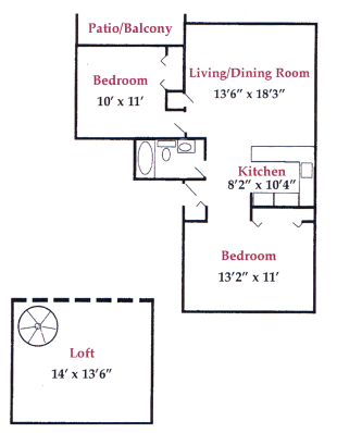 Two Bedroom Deluxe w/Loft